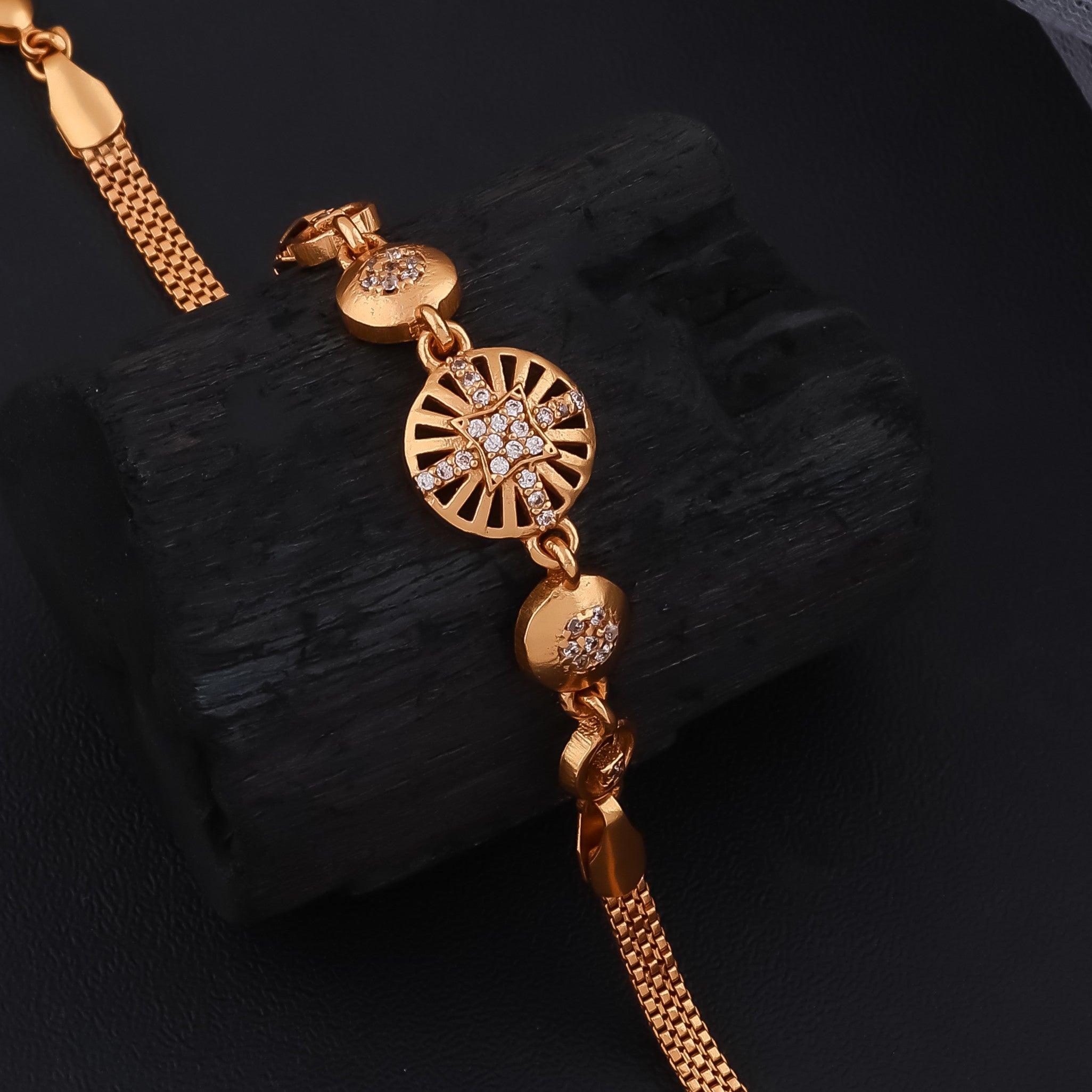 Golden Orbit Bracelet