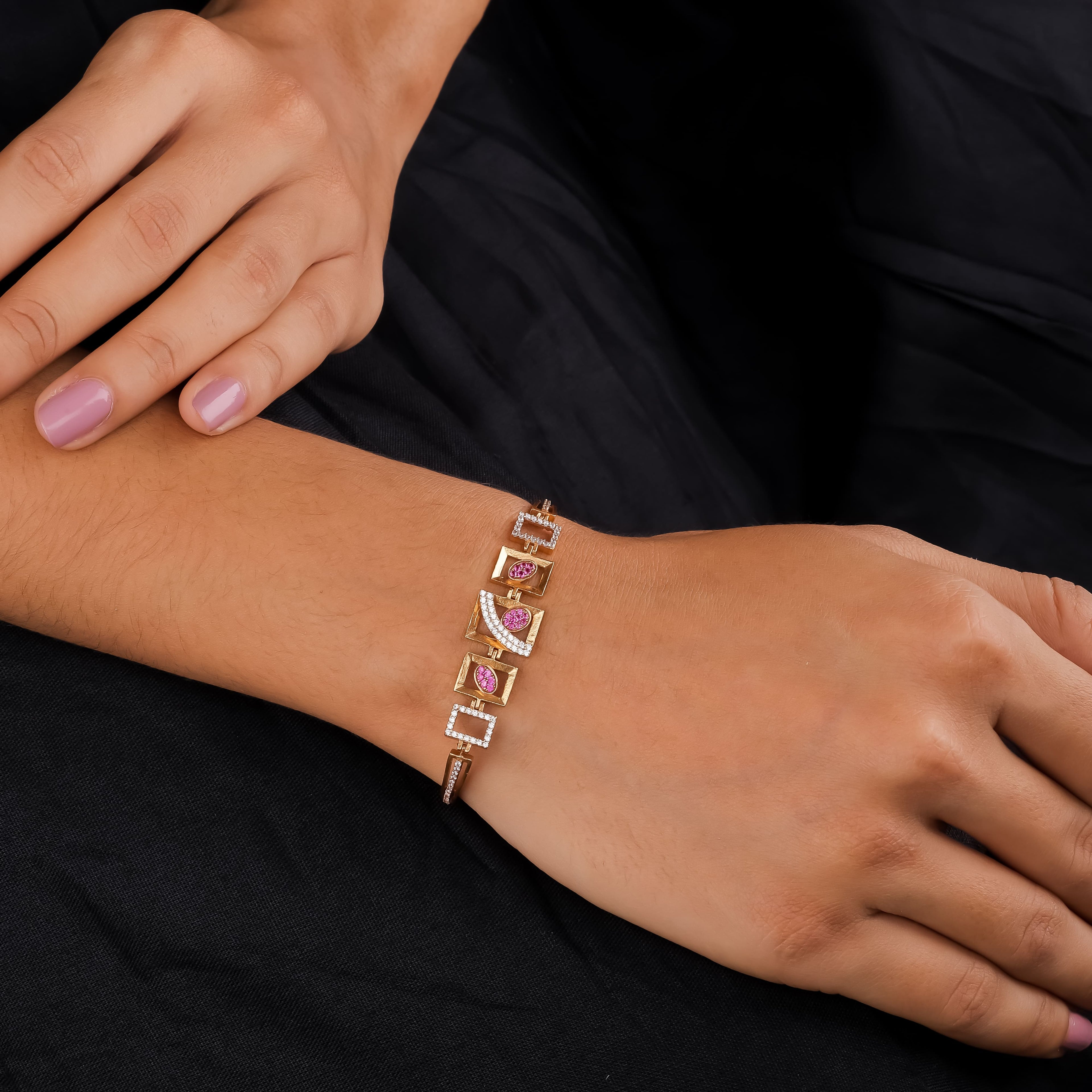 Diamond Arc Bracelet